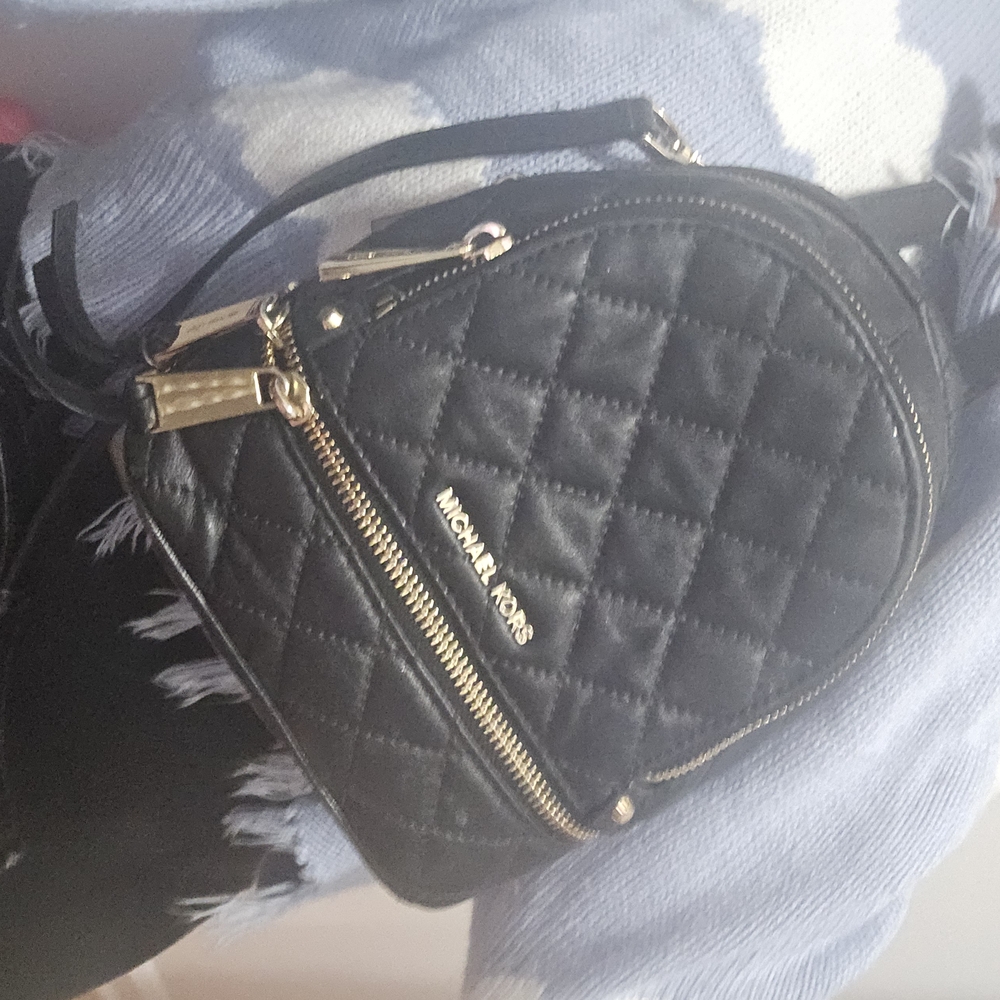 Michael Kors Black Quilted Women's Bag Y2K VINTAGE!!